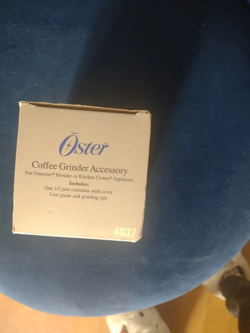 VTG Oster Coffee Grinder Accesory #4937 Excellent Condition